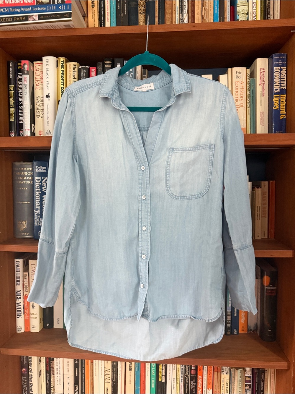 Bella Dahl Soft Light Blue Denim colored Shirt